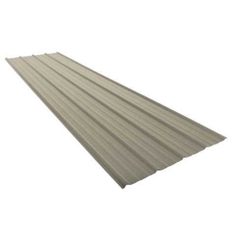 Union Corrugating 317 Ft X 12 Ft Ribbed Clay Steel Roof Panel In The