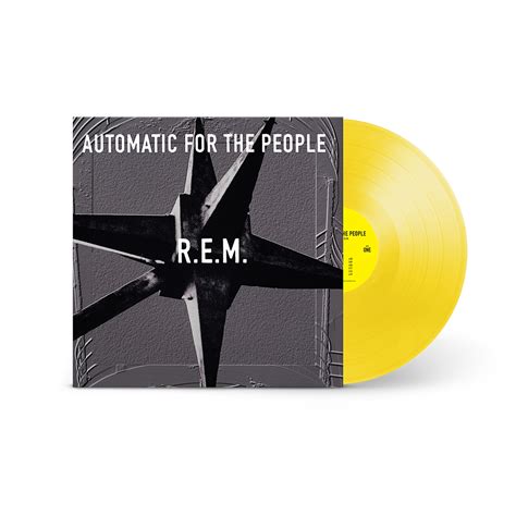 R E M Automatic For The People Yellow Vinyl Lp [nad23] Sound Of Vinyl