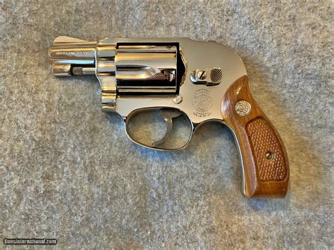 Smith And Wesson Model 38 Airweight Nickel 38 Spl
