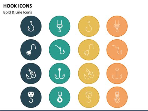 Hook Icons Powerpoint Template Ppt Slides