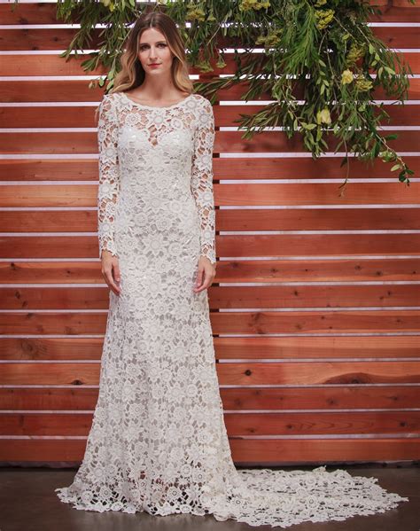 Clover Crochet Lace Boho Wedding Dress Dreamers And Lovers
