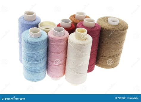 Spools Of Thread Stock Image Image Of Isolated Tailoring 7792581