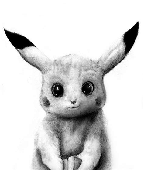 Realistic And Cute Pikachu Pencil Sketching Art Try It Yourself In