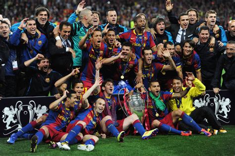 Their fifth time as european champions. Barcelona Return Home Victorious With Champions League ...