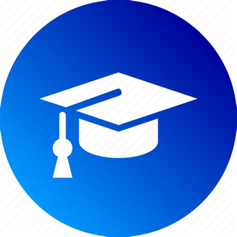 Bachelor Cape Course Education Gradient Hat Learning Icon