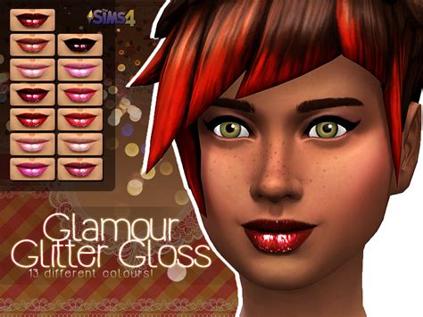 The Sims Resource Glamour Glitter Gloss