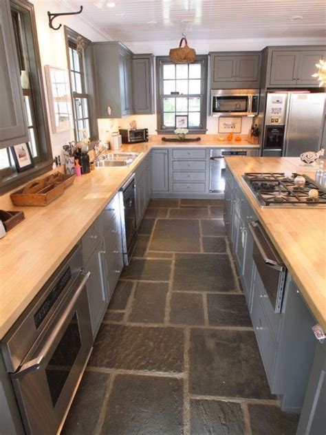 Home Design And Inspiration Modern Kitchen Flooring