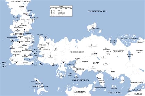 Map Of Westeros And Essos Game Of Thrones Westeros Map Game Of