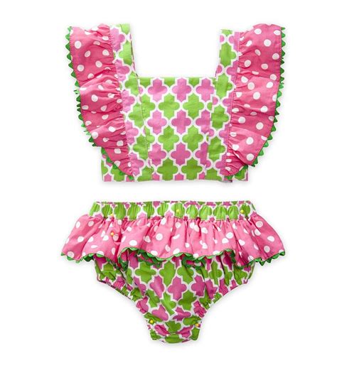 Ruffle Dot Two Piece Swimsuit Two Piece Swimsuits Swimsuits Two Piece