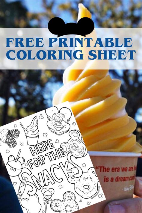 Printable coloring pages for kids. Disney Coloring Pages | We're Here For the Snacks!