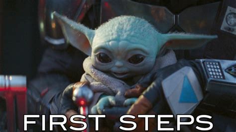 Baby Yoda Emotional First Steps The Mandalorian And Baby Yodas Journey
