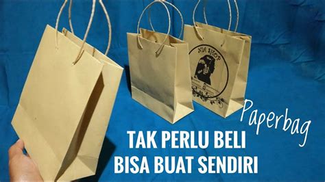 Lipatkan kertas untuk mendapatkan garisan tengah di bahagian tepi beg. CARA DASAR MEMBUAT PAPERBAG / TAS KERTAS | DIY | Tas, Kertas