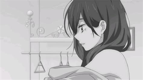Aesthetic Anime Girl Crying 