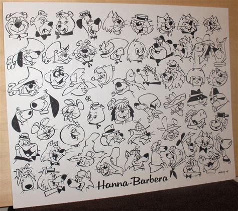 Patrick Owsley Cartoon Art And More Hanna Barbera Tv Stars 16x20