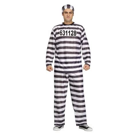 Convict Costume Jailbird Cdiscount Jeux Jouets