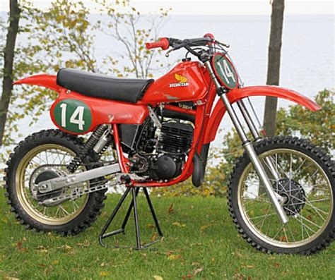 Unfortunately, motocross bikes changed rapidly in the '70s and '80s. Marty Tripes Works Honda | Vintage bikes, Motocross bikes