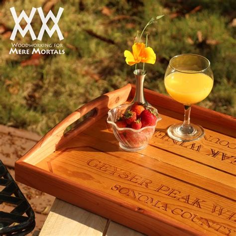 Serving Tray | Wine crate, Wine serving trays, Serving tray