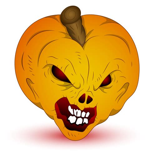 Evil Pumpkin Transparent Clip Art Library
