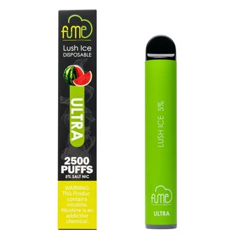 Fume Ultra 2500 Lush Ice Disposable Device 5 Salt Nicotine Vape Pen