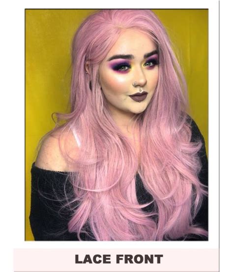 Light Pink Lace Front Wig Lace Front Wigs Uk Star Style Wigs