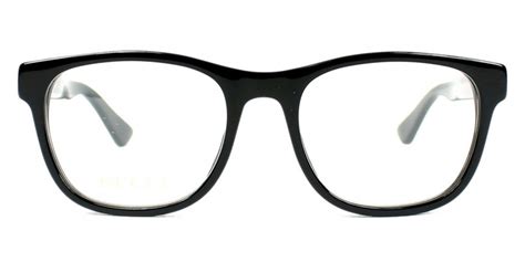 gucci™ gg0004o 001 53 black eyeglasses