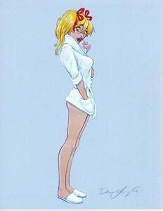 Mandy Risque White Robe Art Print Signed By Dean Yeagle X