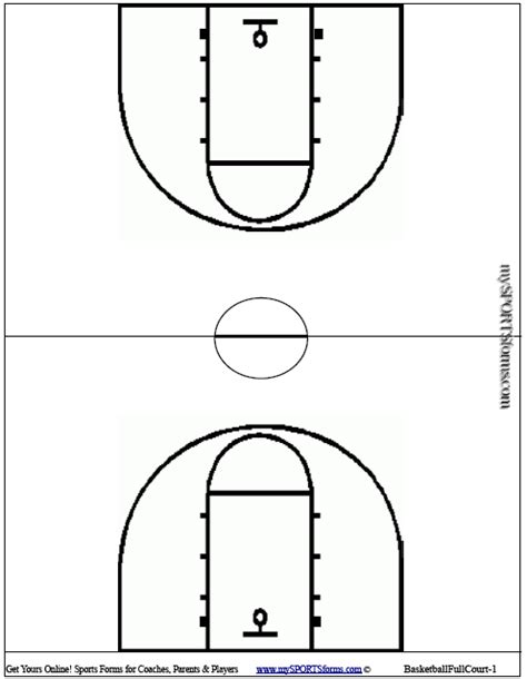 27 Basketball Court Diagram Template Wiring Database 2020
