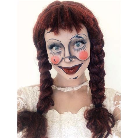 Annabelle Makeup Doll Creepy Halloween Maquiagem Artística