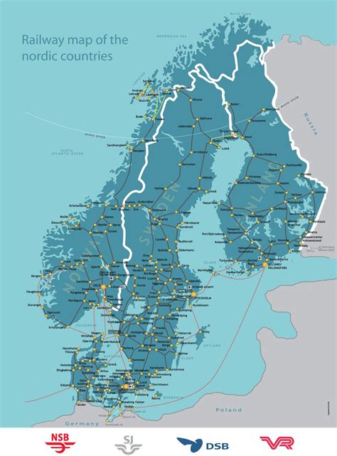 Rail Map Of Norway