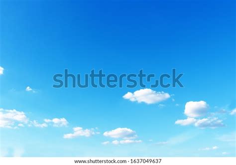 Blank Sky Surface Small Clouds Stock Photo 1637049637 Shutterstock