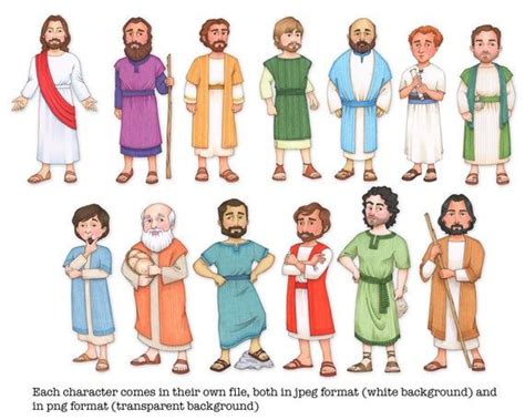 Los 12 Apóstoles De Jesús Para Niños