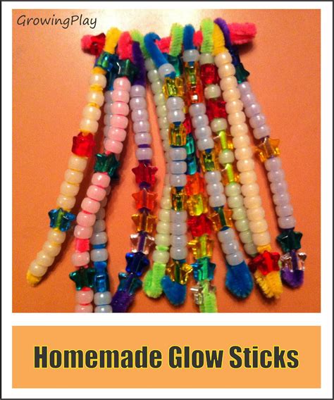 Growing Play Homemade Glowsticks