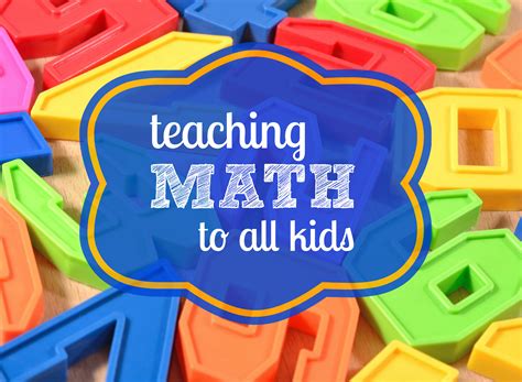 8 Tips For Teaching Math To All Young Children Inclusion Lab