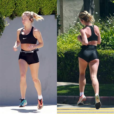 Sydney Sweeney Flaunts Envy Inducing Curves In Black Crop Top And Shorts While Running Errands