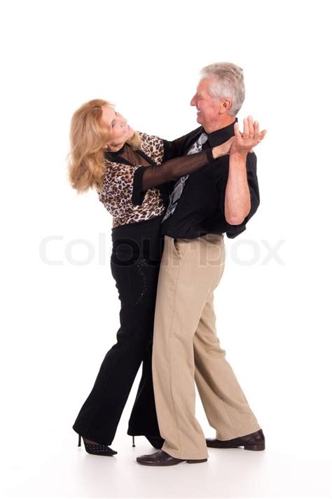 Old Couple Dancing Stock Photo Colourbox