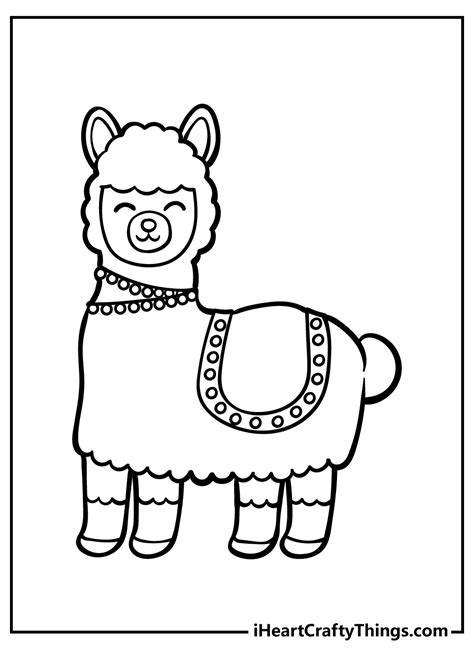32 Cute Printable Llama Coloring Page Rhodacampbell
