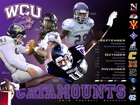 Fall 2020 final exam schedule classes regularly scheduled on monday/wednesday/friday class begins at: Purple & Gold: The 2018 Catamount Football Schedule