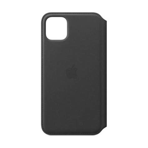 Genuinel Apple Iphone 11 Pro Max Leather Folio Case Black Mx082zma