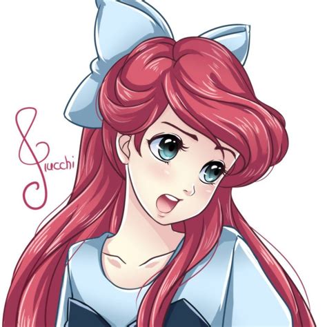 Ariel Mildred You Say Disney Anime Style Disney Princess Art