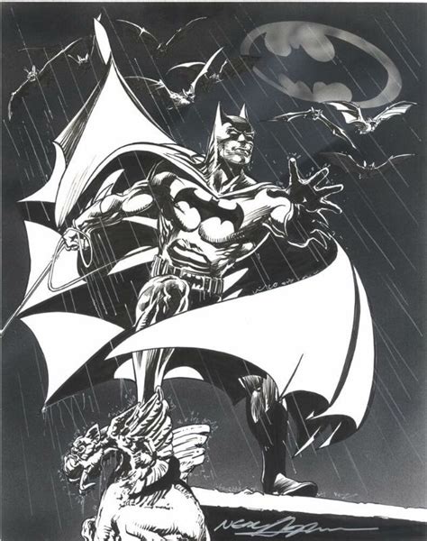 Neal Adams Batman Comic Art Batman Comic Art Batman Artwork Comic Art