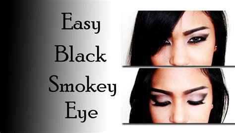 Easy Black Smokey Cat Eye For Halloween Youtube