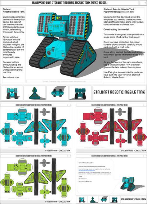 Stalwart Robotic Missile Tank By Technoscream On Deviantart