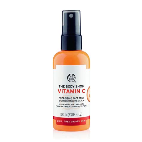 Transparent cleansing oil with soft floral scent. The Body Shop Vitamin C Energizing Face Mist, 3.3 Fl Oz ...