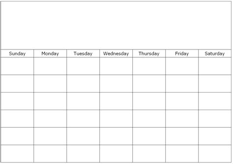 Fill In Calendars ⋆ Calendar For Planning
