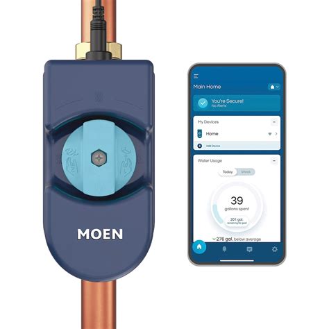 Moen Flo 1 Inch Smart Water Leak Detectorsensor And Automatic Shutoff