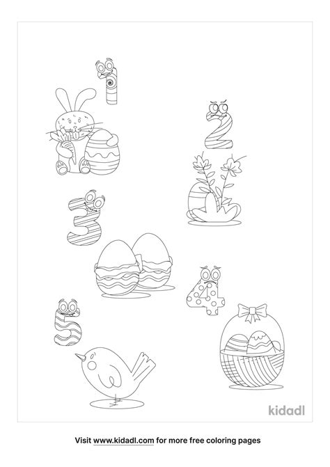 Free Easter Countdown Coloring Page Coloring Page Printables Kidadl
