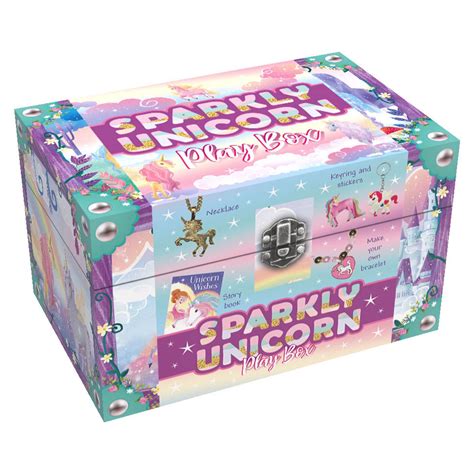 Buy Sparkly Unicorn Play Box For Gbp 699 Card Factory Uk