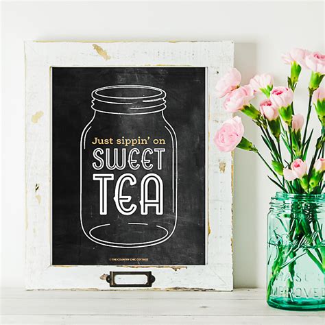 See more ideas about mason jar art, jar art, chalkboard art. FREE Mason Jar Chalkboard Art - Just Sippin' On Sweet Tea ...
