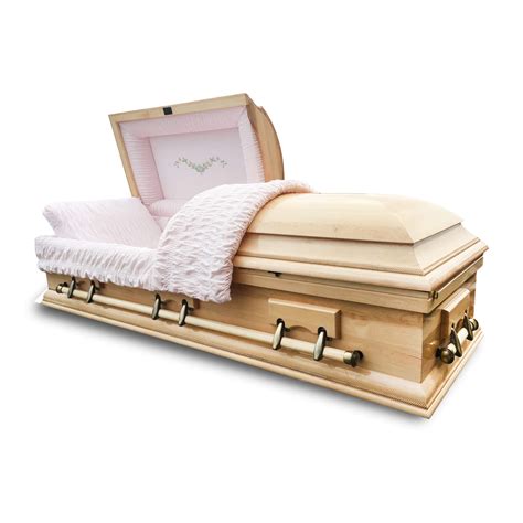 Clearance Aries Solid Maple Wood Casket Sky Caskets