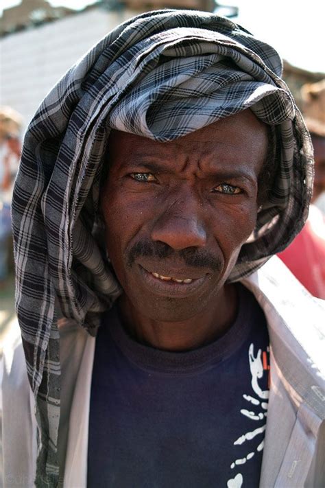 Portrait Of A Blue Eyed Yemeni Man With African Roots Wonders Of The